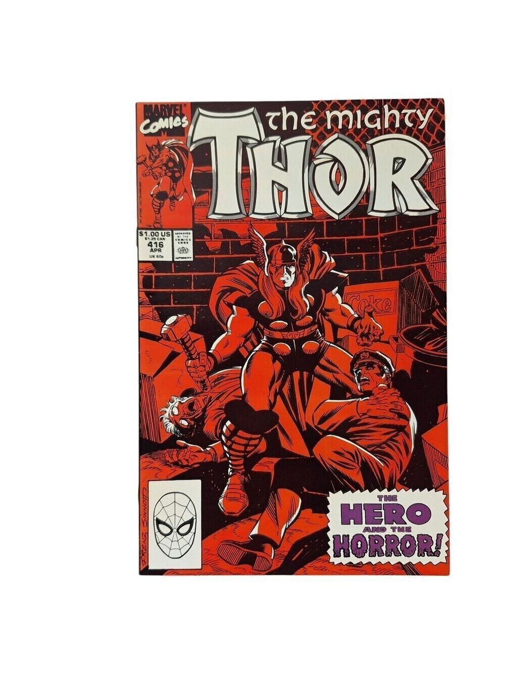 Marvel The Mighty Thor #416 1990 Comic Book
